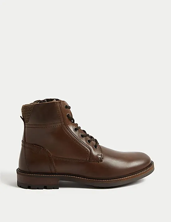Freizeitstiefel aus Leder