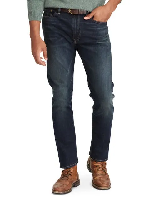 Big & Tall Hampton Relaxed Straight Fit Lightweight Stretch Jeans Murphy Wash