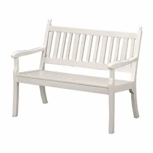 Gartenbank HOHENZOLLERN - weiß - 160 cm