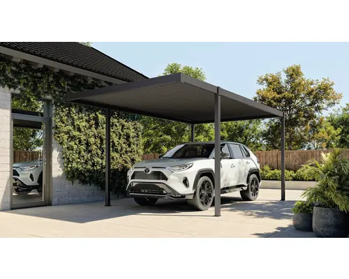 Přístřešek na auto Konsta Carport 300x500cm sloupky 8x8cm antracit