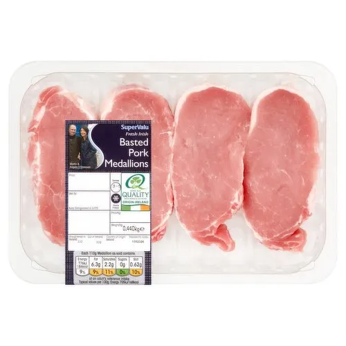 SuperValu Fresh Irish Basted Pork Medallions (400 g) Open Product Description