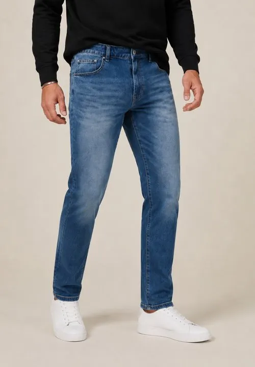 Jeans relaxed fit - blue denim