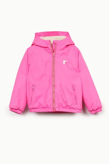 Kids regenjas met teddy