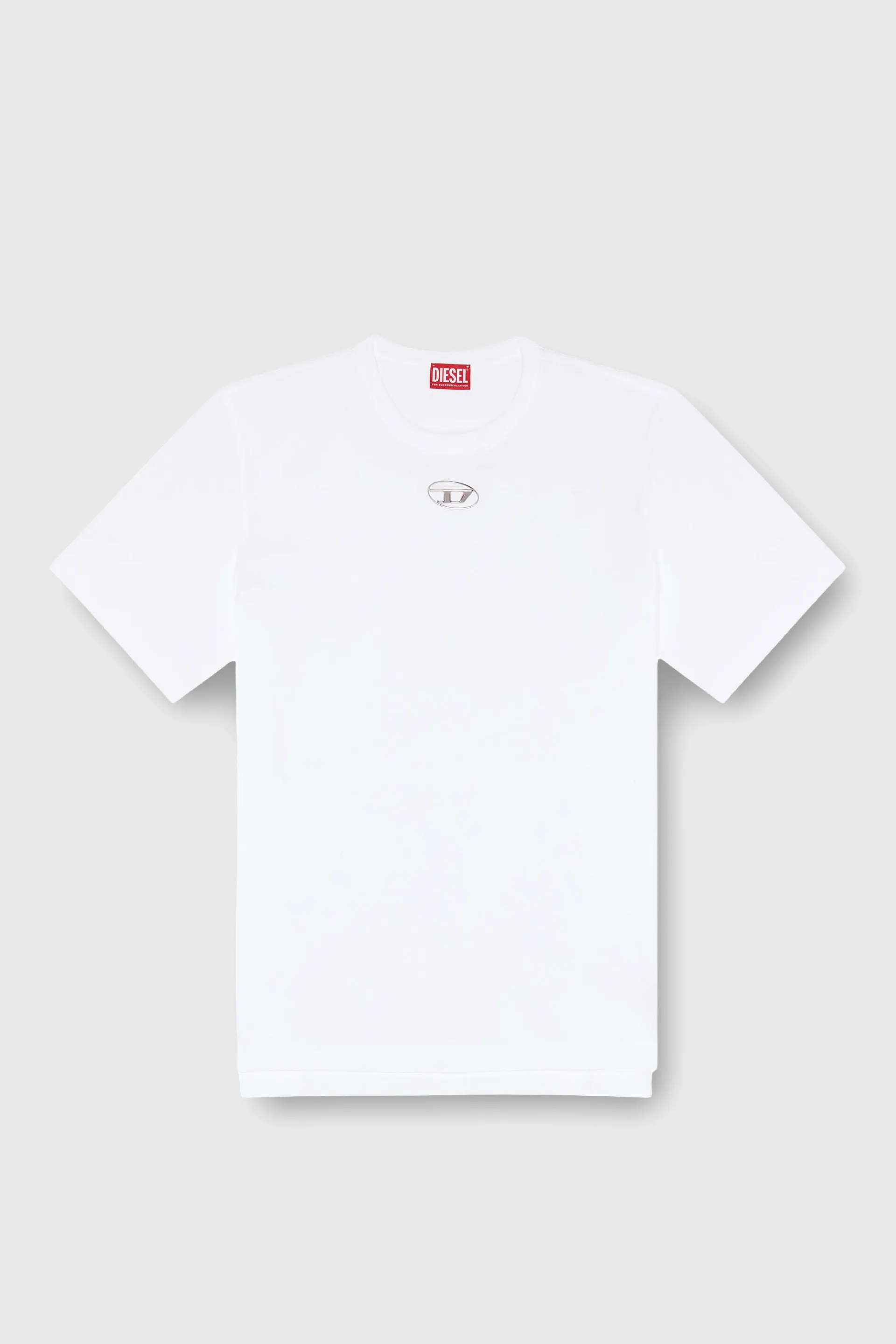 T-shirt with metallic Oval D