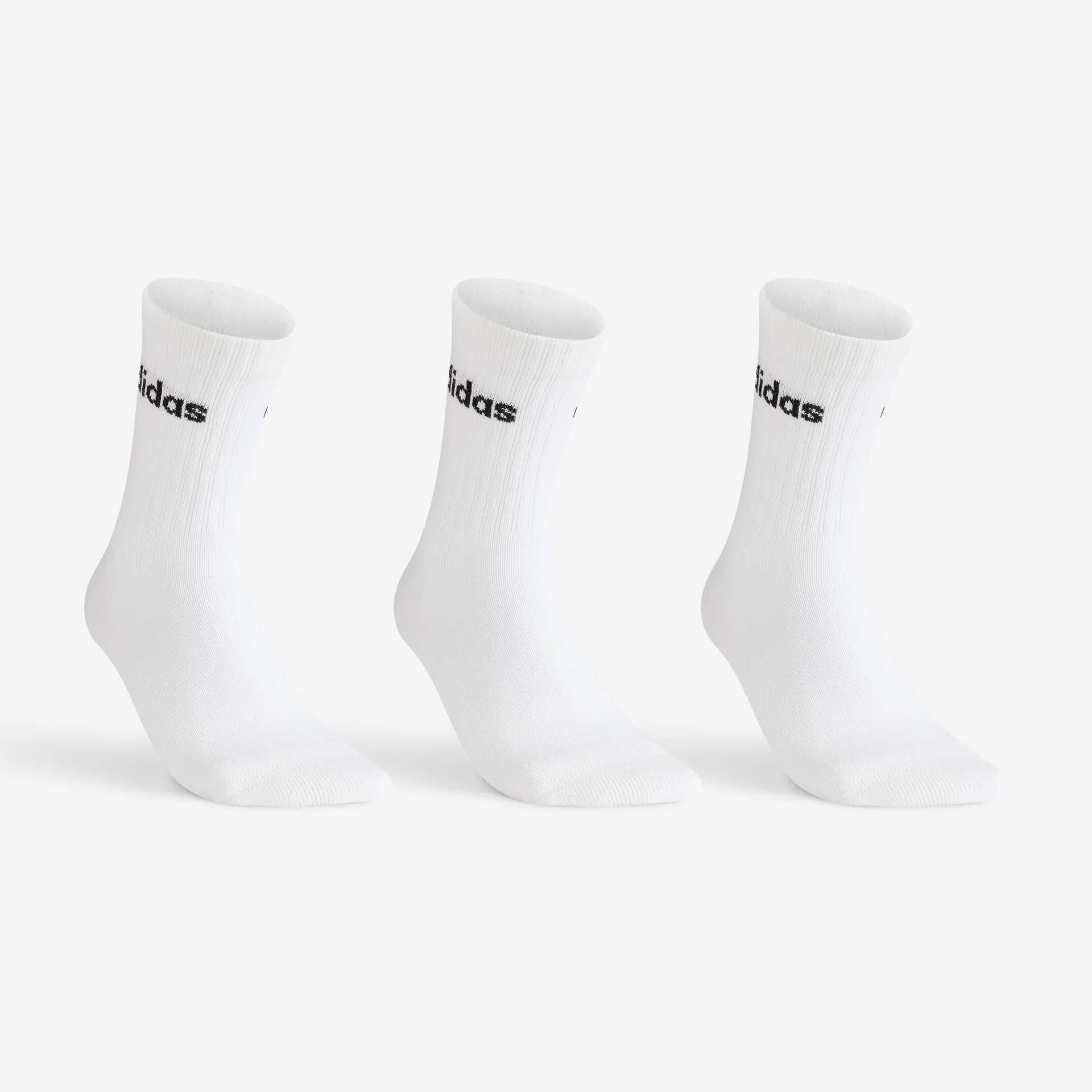 ADIDAS Vysoké tenisové ponožky bílé 3 páry