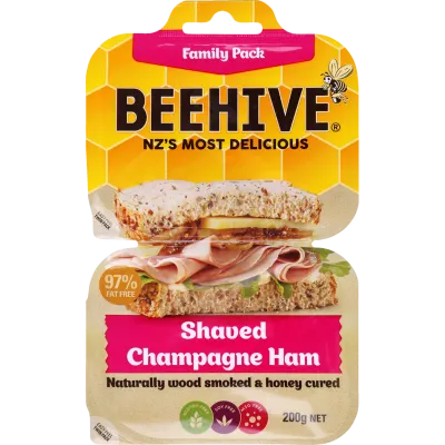 Beehive Shaved Champagne Ham