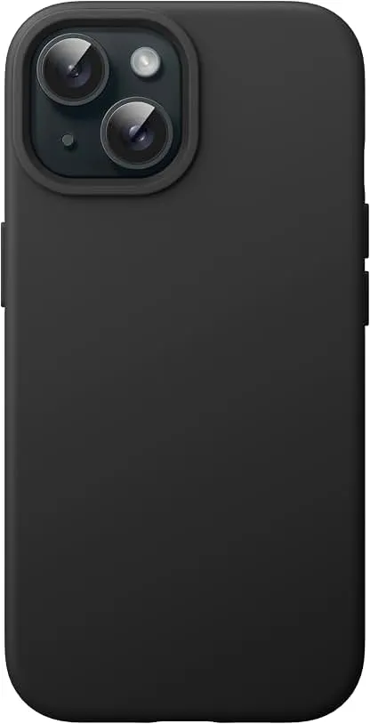 JETech Silicone Case for iPhone 15, Black | Silky Soft…