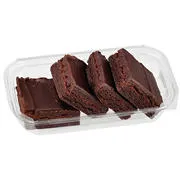 H-E-B Bakery Gourmet Iced Fudge Brownies, 4 ct