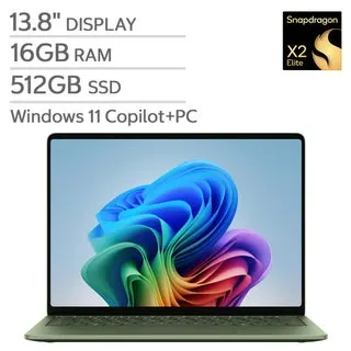 Microsoft Surface Laptop Copilot+ PC 13.8"- Qualcomm Snapdragon X2 Elite Processor - PixelSense 2304 x 1536 Touchscreen - Windows 11 - 16GB RAM - 512GB SSD
