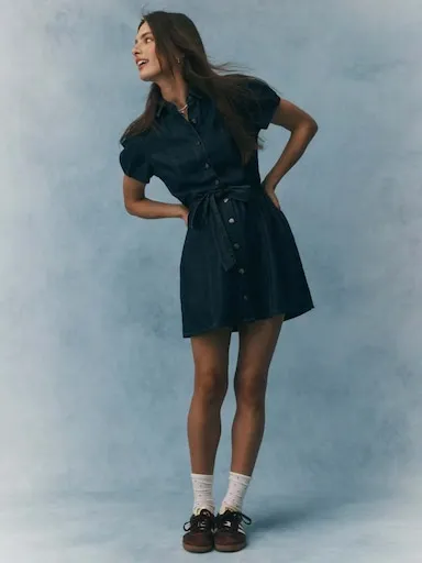 Athena Denim Mini Dress