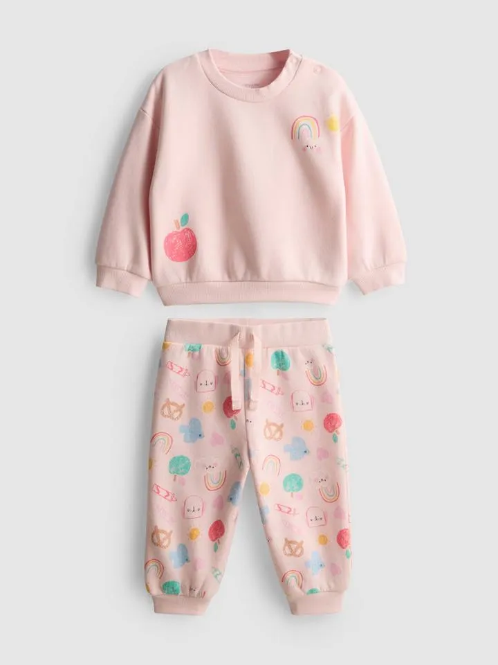 0–18 mois | Sweat-shirt et bas de jogging nouveau-né