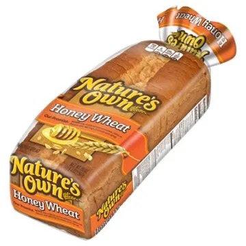 Nature's Own Honey Wheat Enriched Sliced Bread, 20 oz
