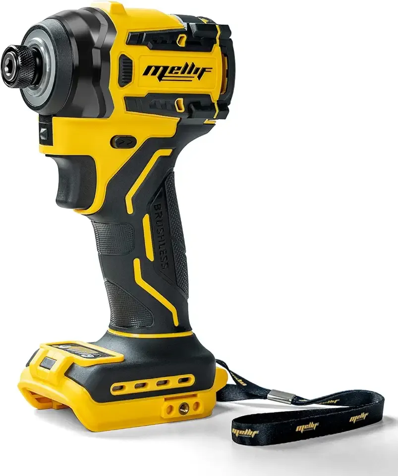 1/4-Inch Impact Driver Compatible with Dewalt 20V 60V Max Battery (Tool Only), 2212 in-lbs Torque, 4-Speed, Brushless Motor, LED Light