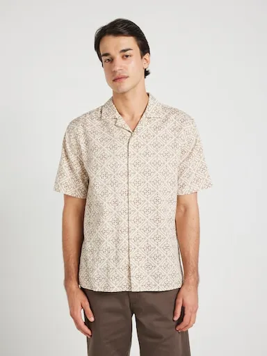 Just Jeans Printed Textured Shirt