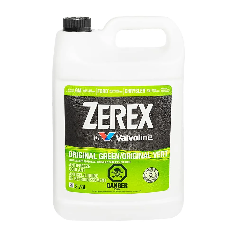 Antigel à radiateur Zerex Original vert 3,78 L