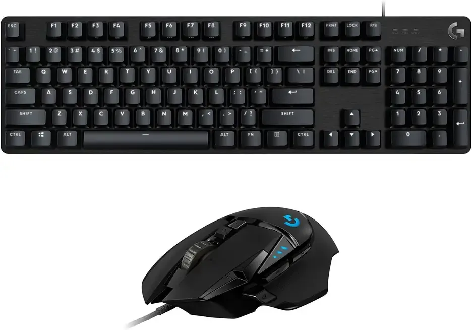 Logitech G413 SE Mechanical Gaming Keyboard and Logitech G502 HERO High Performance Gaming Mouse Bundle