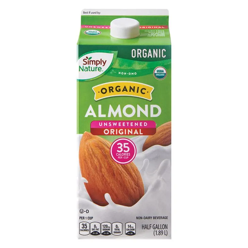 Simply Nature Organic Original Unsweetened Almond Milk