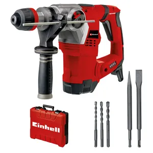 Einhell TE RH 32 4F Kit 1250 W 4100 Giri min SDS plus Trapano tassellatore Nero Rosso