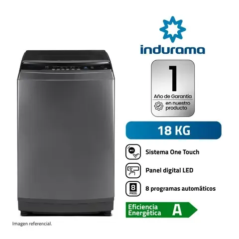 Lavadora Automatica 18Kg Titanio LRI-18DTN