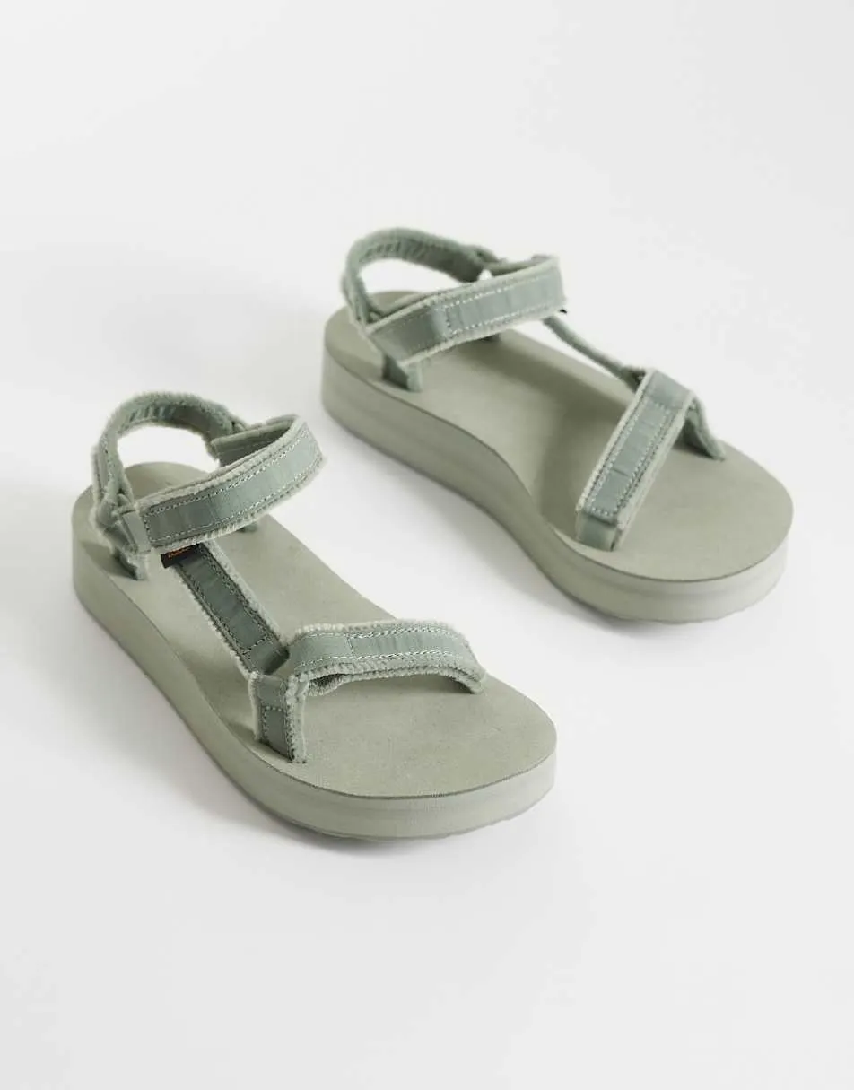 Teva Midform Universal Canvas sandals in seagrass blue