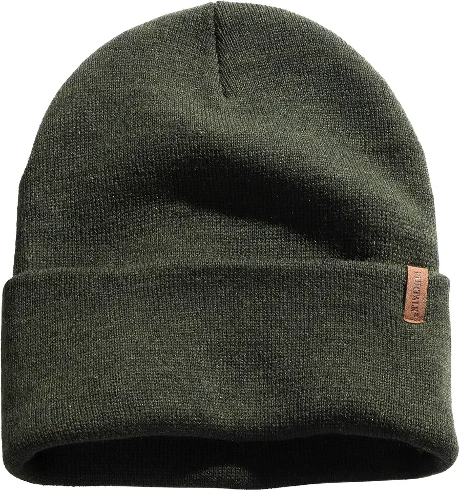Beanie for Men Women Cuffed Thick Knitted Winter Hat Skull Cap