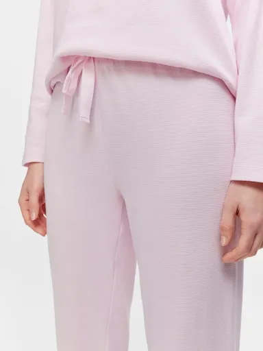 Pink Waffle Easy Pj Pant