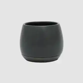 Boston Living Ainsley Round Planter Pot Black 9cm