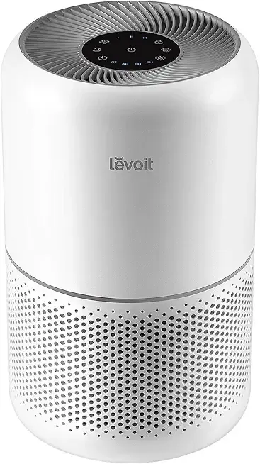 LEVOIT Air Purifier for Home Allergies Pet Hair in Bedroom, Covers Up to 1073 ft² by 56W High Torque Motor, AHAM VERIFIDE, 3-in-1 Filter with HEPA Sleep Mode, Remove Dust Smoke Odor, Core300-P, White