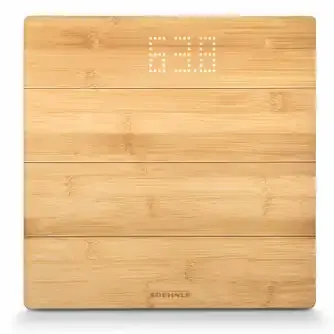 Soehnle Style Sense Bathroom Scale Bamboo Magic