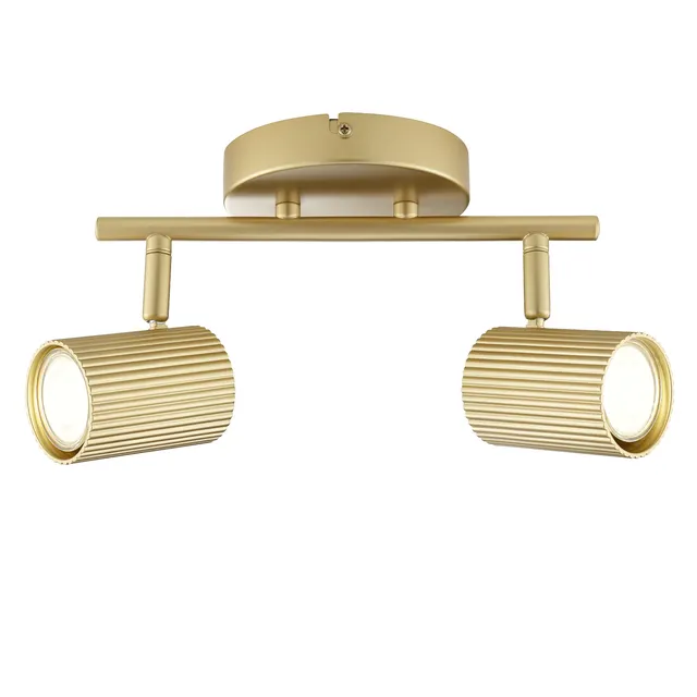 Faretto decorativo senza fonte luminosa FABIO in acciaio dorato GU10 INSPIRE