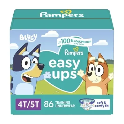 Easy Up Training Pants Size 6 (4T5T), 86 Count