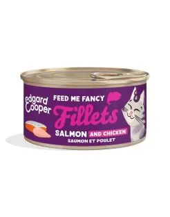 Edgard&Cooper Fillets - Natvoer - 70 g Zalm&Kieken