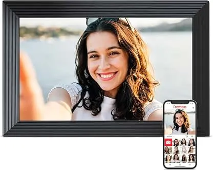 Frameo 10.1" Digital Picture Frame WiFi 32GB, Birthday…