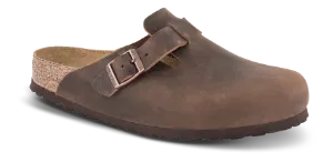 Birkenstock Boston med Regular Soft fotseng Oljeskinn Habana