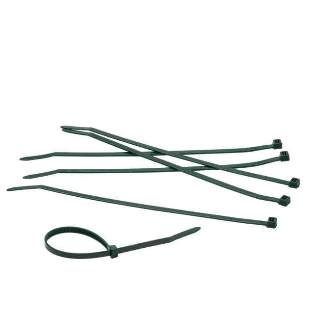 Set di fascette a collare verde 50 pezzi