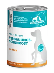 ANIMAL HEALTH Verdauungsschonkost mit Pute für Hunde 6 x 400 g