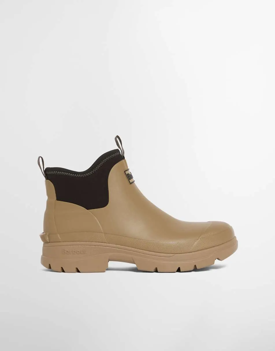 Barbour Ridge ankle wellington boots in golden brown