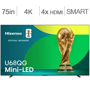 Hisense 75" Class - U68QG Series - 4K QLED Mini LED TV
