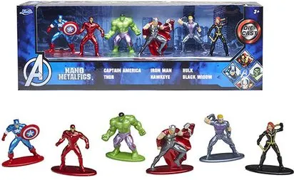 JADA DIORAMA AVENGERS 6 PIECES
