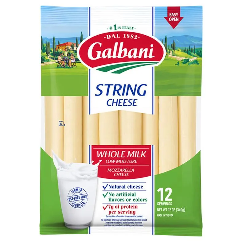 Galbani Whole Milk Mozzarella String Cheese