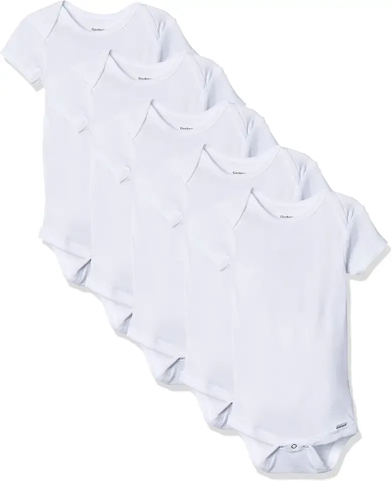 Baby 5-pack Solid Onesies Bodysuits