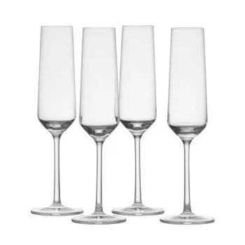 Zwiesel Glas Tritan Pure Champagne Flute 7.1oz., Set of 4