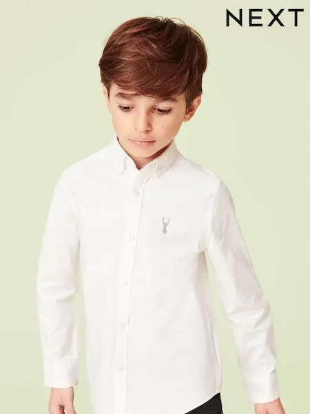 Blue Single Oxford Shirt (3-16yrs)