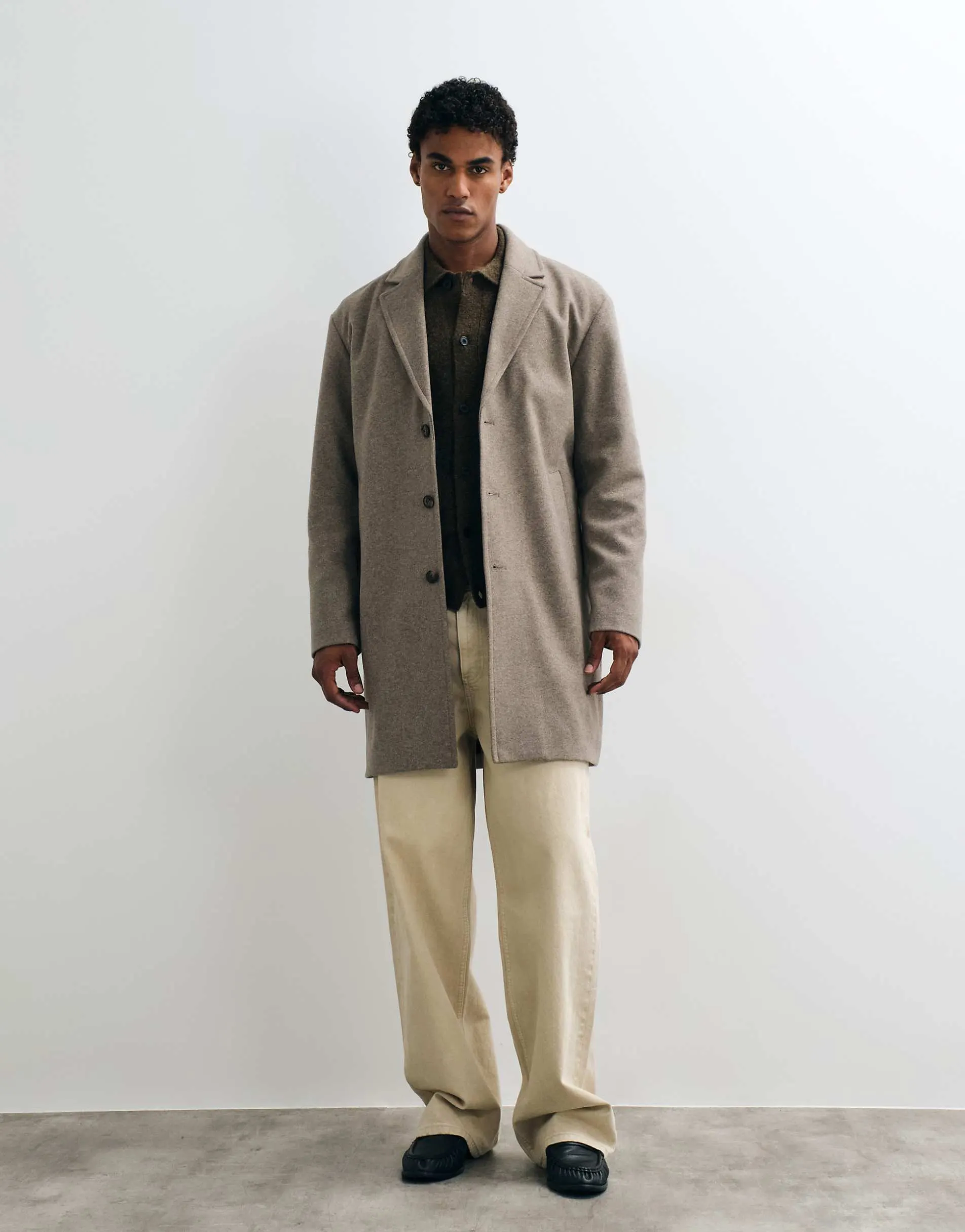 Jack & Jones car coat in beige