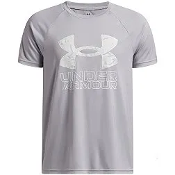 Under Armour Boys' Tech Hybrid Print T-Shirt