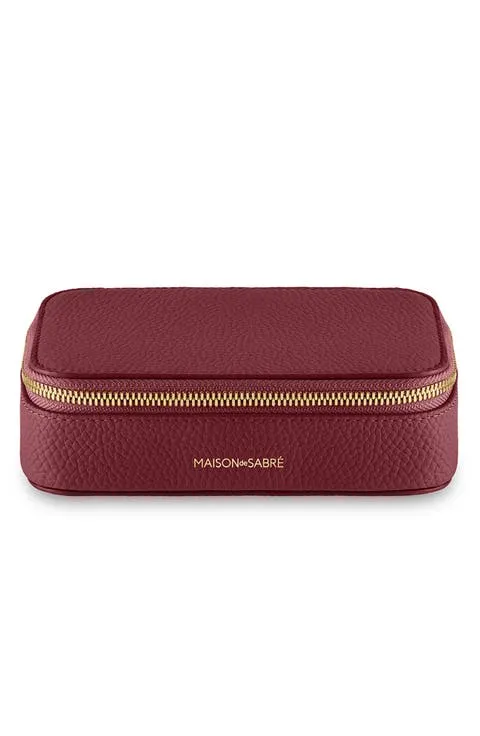 MAISON de SABRÉ Leather Jewellery Case