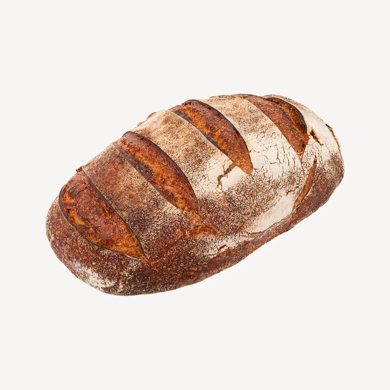 wild wheat white sourdough oval