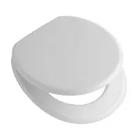 Tapa y asiento para inodoro de madera blanco