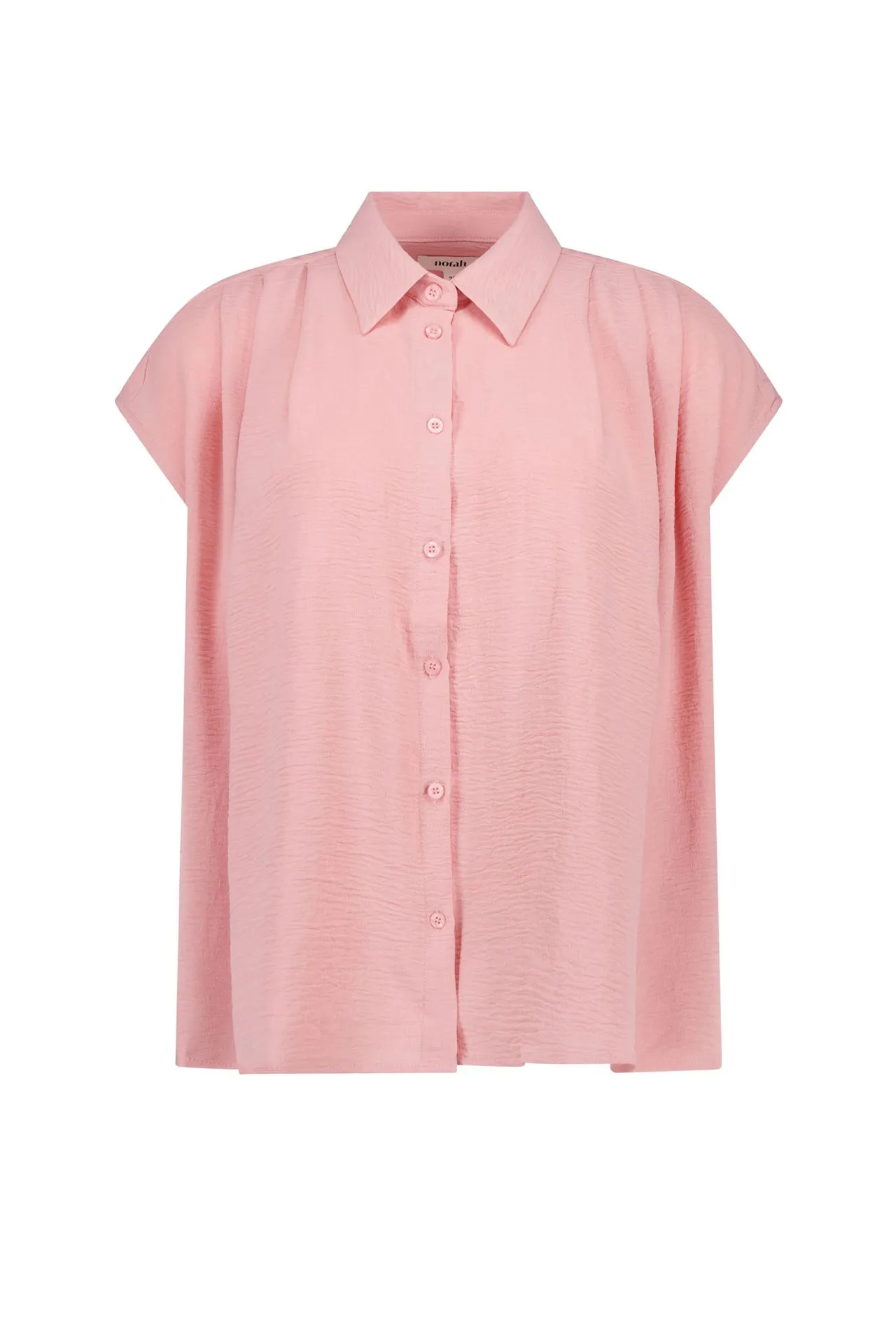 Roze mouwloze blouse