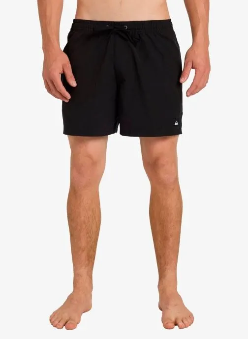 Zwemshorts Everyday Solid Volley 15 EQYJV04120 heren zwart